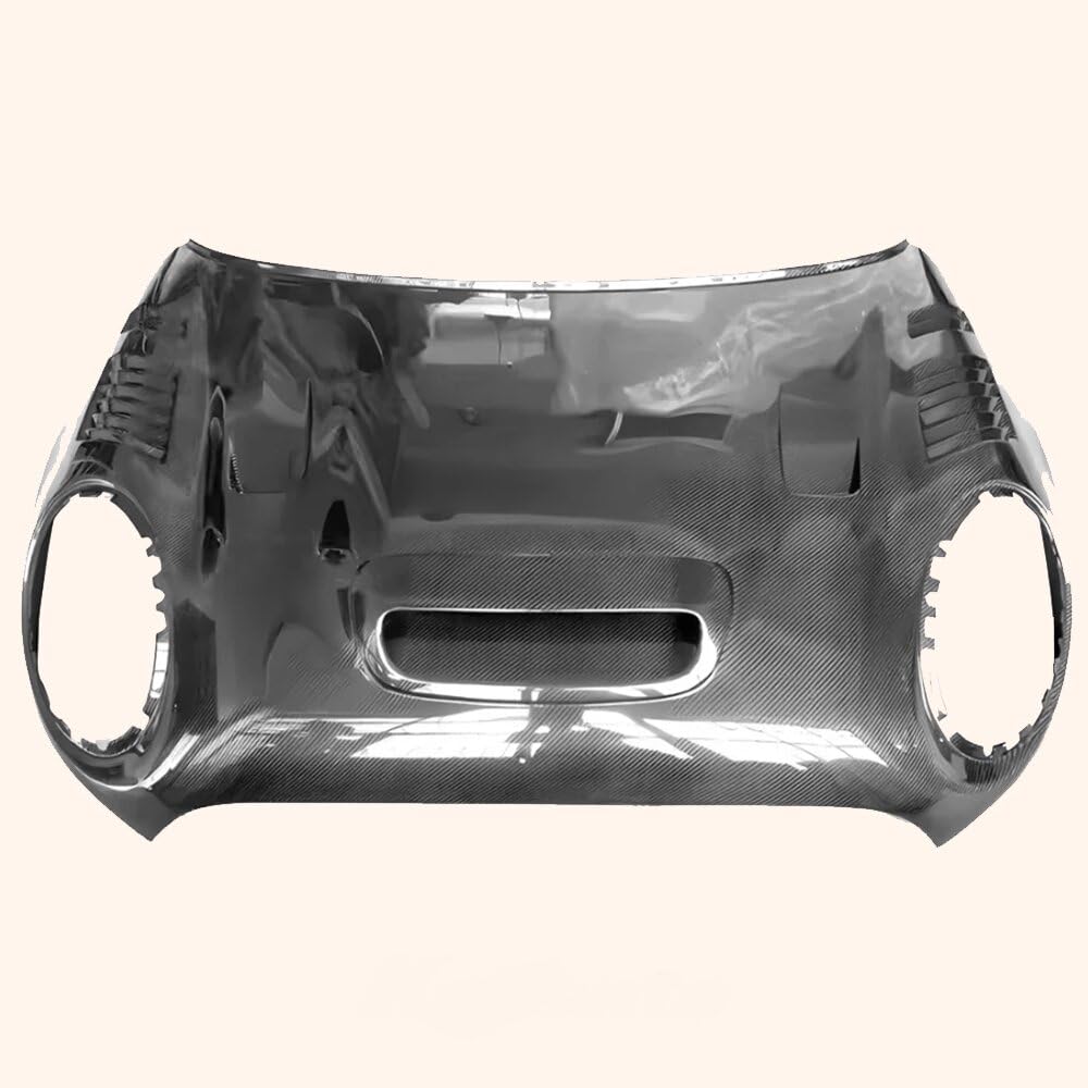 Kazento For Mini F56 Cooper Dry Carbon Fiber AG Style Vented Front Bumper Bonnet Hood