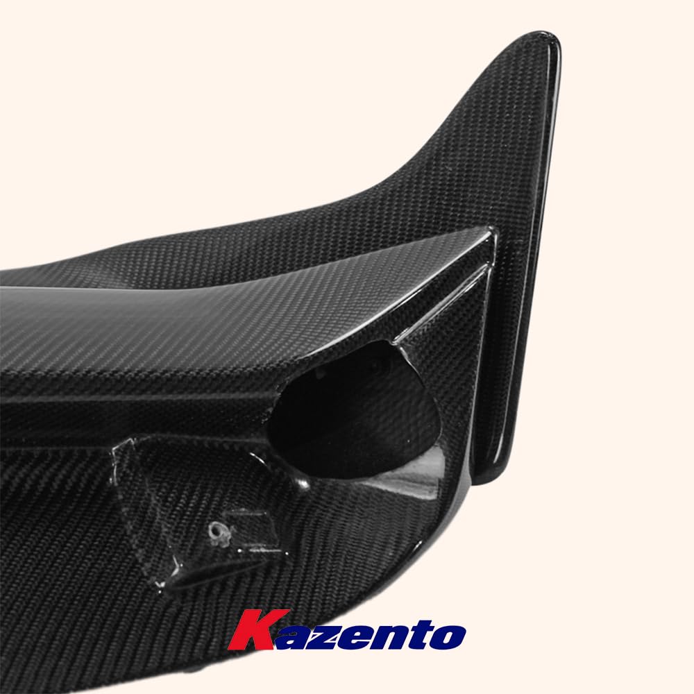 Kazento For Mini F56 DU Style Rear Roof Spoiler Wing Lip Carbon Fiber 2PCS With Up&Low Kazento Carbon Parts 车身侧板 F56-RS-DUAG-CF