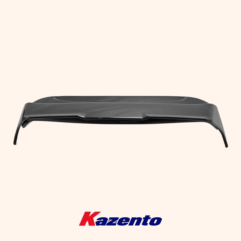 Kazento For Mini F56 DU Style Rear Roof Spoiler Wing Lip Carbon Fiber 2PCS With Up&Low