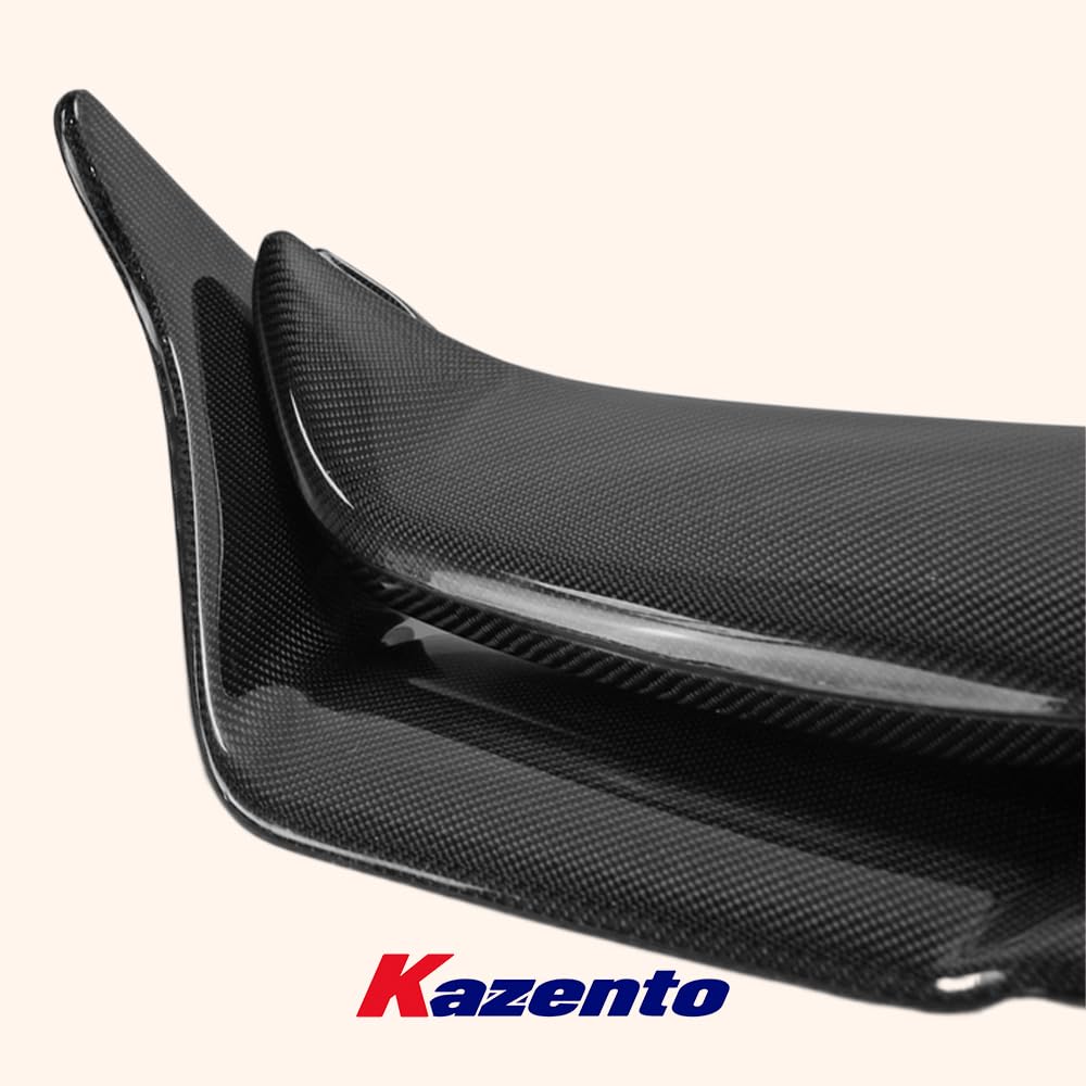 Kazento For Mini F56 DU Style Rear Roof Spoiler Wing Lip Carbon Fiber 2PCS With Up&Low