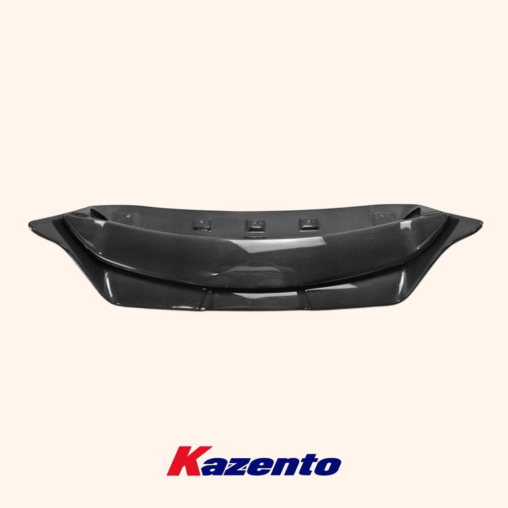 Kazento For Mini F56 DU Style Rear Roof Spoiler Wing Lip Carbon Fiber 2PCS With Up&Low