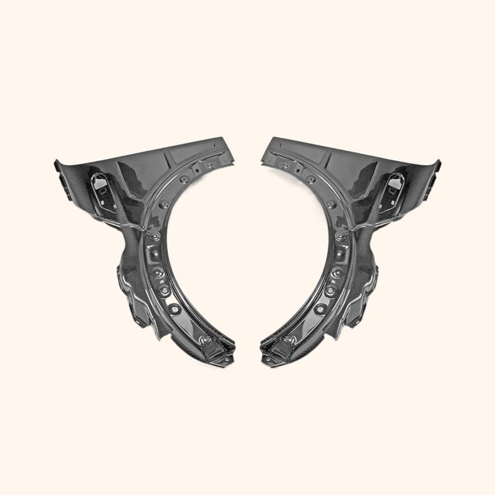 Kazento For Mini R55 R56 Mini Cooper S Epa Type 2 Front Fender Carbon Fiber