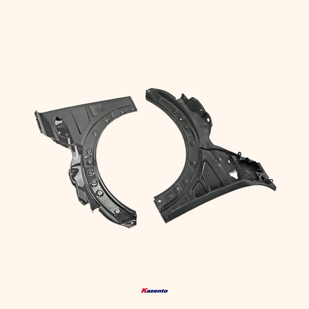 Kazento For Mini R55 R56 Mini Cooper S Epa Type Front Fender Carbon Fiber