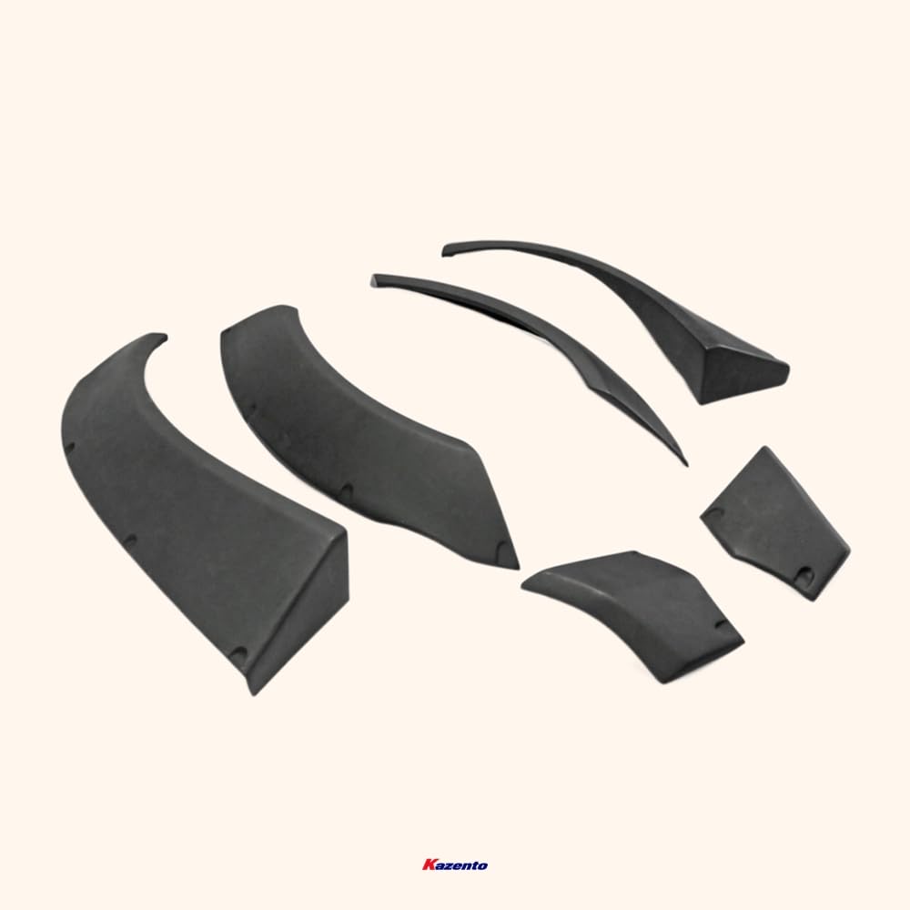 Kazento For Mini R56 Mini Cooper S Lb Front Fender 6 Pcs (3 Door Hatch Only) Fiber Glass Kazento Carbon Parts 车身侧板 R56-FF-LB-2D-FRP