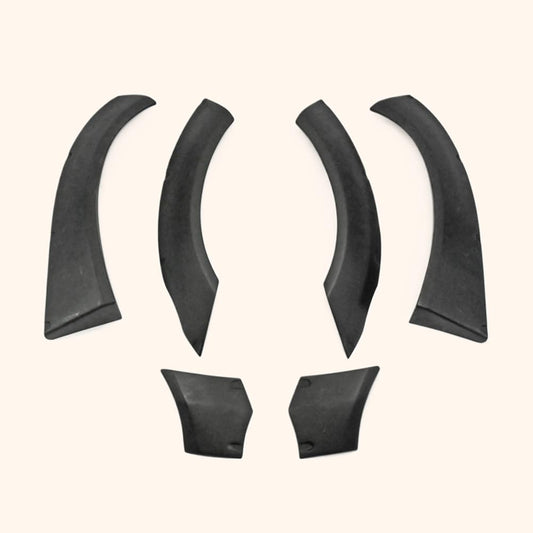 Kazento For Mini R56 Mini Cooper S Lb Front Fender 6 Pcs (3 Door Hatch Only) Fiber Glass Kazento Carbon Parts 车身侧板 R56-FF-LB-2D-FRP