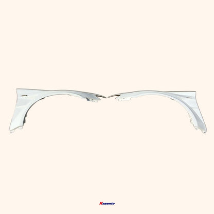 Kazento For Mitsubishi Evo 10 Vrs Style Ultimate Front Fender With Appron +8Mm Fiber Glass Kazento Carbon Parts 车身侧板 EVO10-FF-VA-UL-FRP