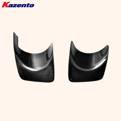 Kazento For Mitsubishi EVO 10 X 07-16 OE Style Carbon Rear Bumper Exhuast Heat Shield Kazento Carbon Parts 车身侧板 EVO10-HEAT-CF
