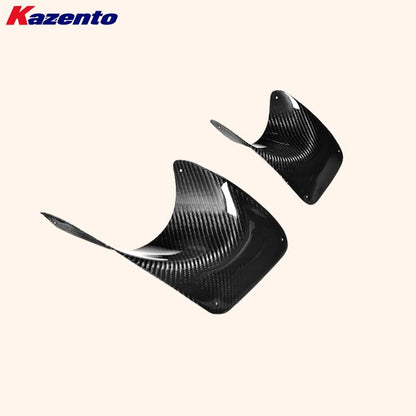 Kazento For Mitsubishi EVO 10 X 07-16 OE Style Carbon Rear Bumper Exhuast Heat Shield