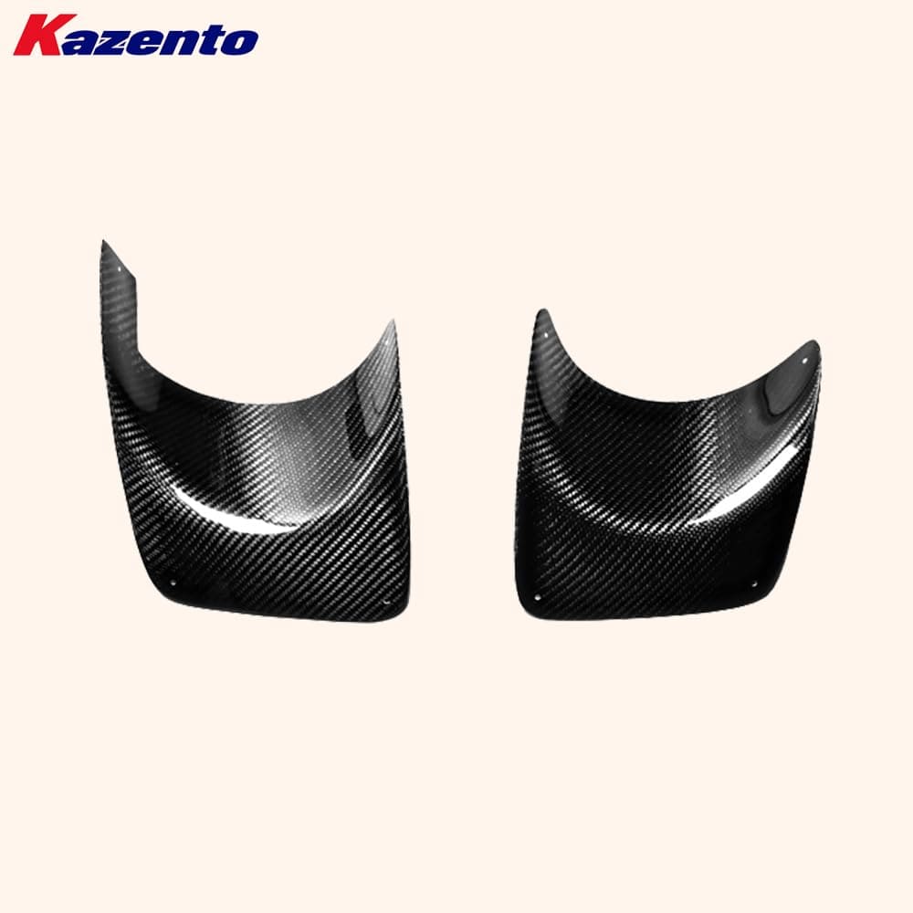 Kazento For Mitsubishi EVO 10 X 07-16 OE Style Carbon Rear Bumper Exhuast Heat Shield