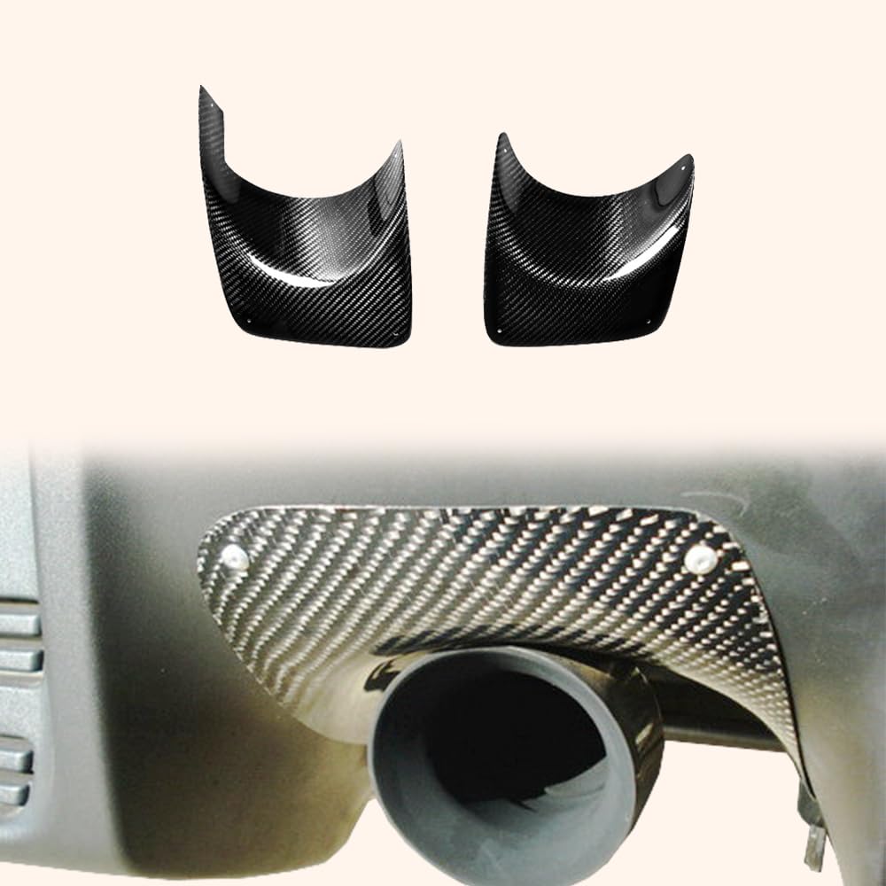 Kazento For Mitsubishi EVO 10 X 07-16 OE Style Carbon Rear Bumper Exhuast Heat Shield