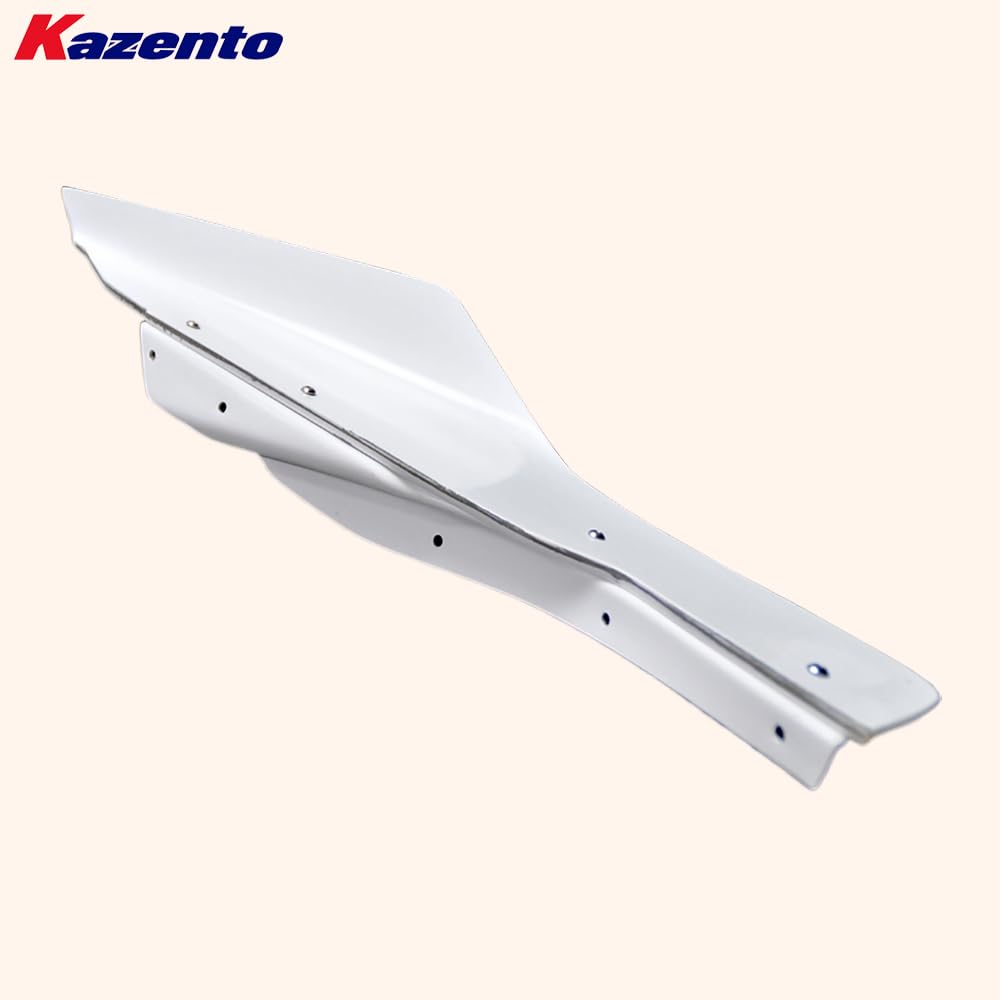 Kazento For Mitsubishi EVO 10 X 07-16 VRS (Wide Bumper Only) Front Hyp Canard Fiberglass