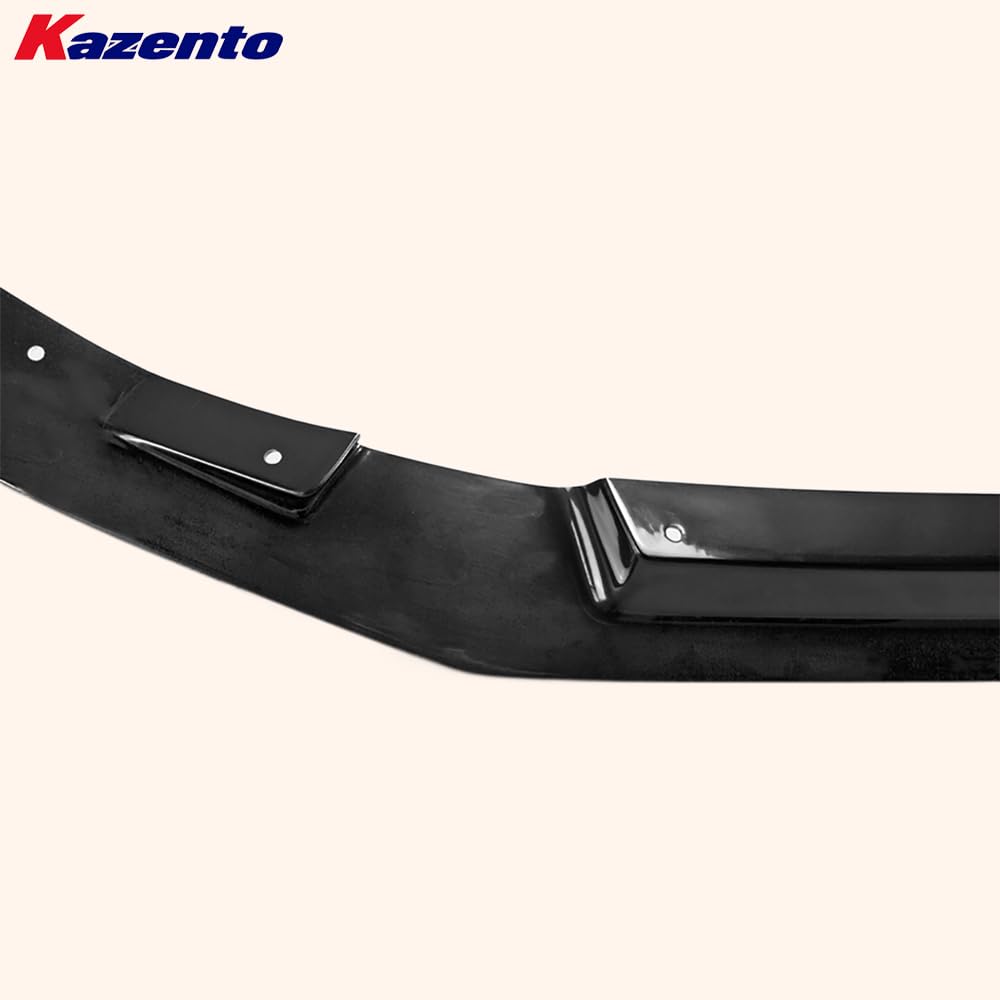 Kazento For Mitsubishi EVO 10 X 07-16 VRS17 Ultim Type Fiberglass Front Bumper Lip Kazento Carbon Parts 车身侧板 EVO10-FL-UTM-FRP