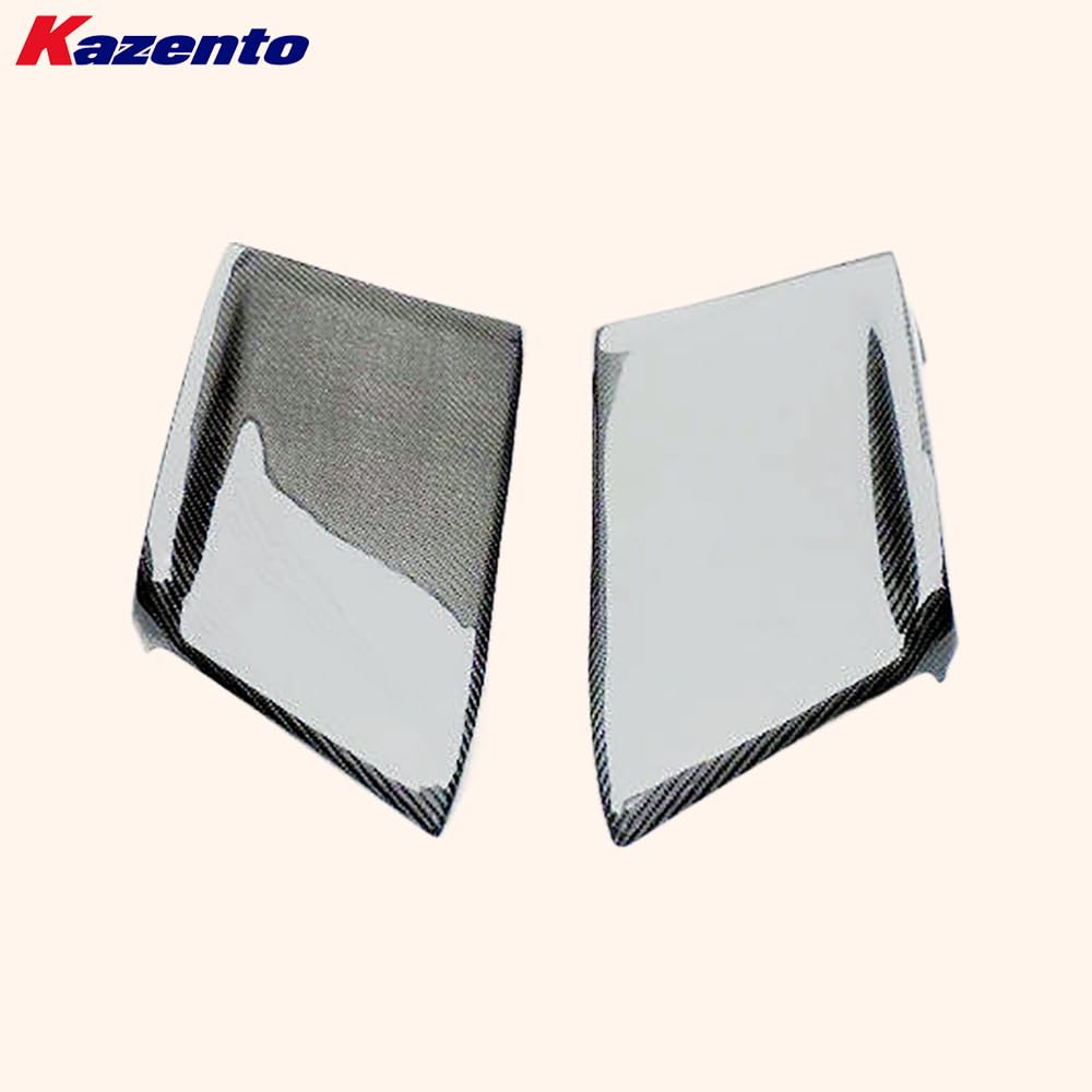 Kazento For Mitsubishi EVO 10 X CZ4A 07-16 KZ Rear Corner Extensions Spat Bumper Molding Kazento Carbon Parts 车身侧板