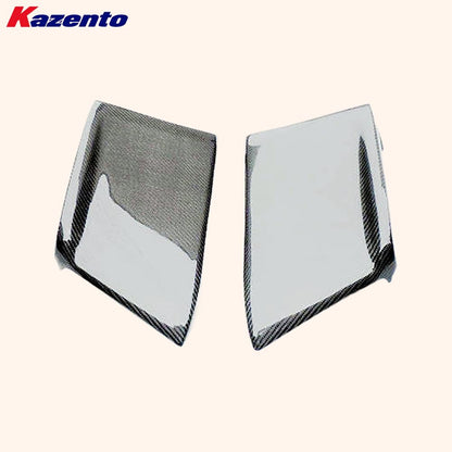 Kazento For Mitsubishi EVO 10 X CZ4A 07-16 KZ Rear Corner Extensions Spat Bumper Molding Kazento Carbon Parts 车身侧板