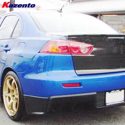 Kazento For Mitsubishi EVO 10 X CZ4A 07-16 KZ Rear Corner Extensions Spat Bumper Molding Kazento Carbon Parts 车身侧板