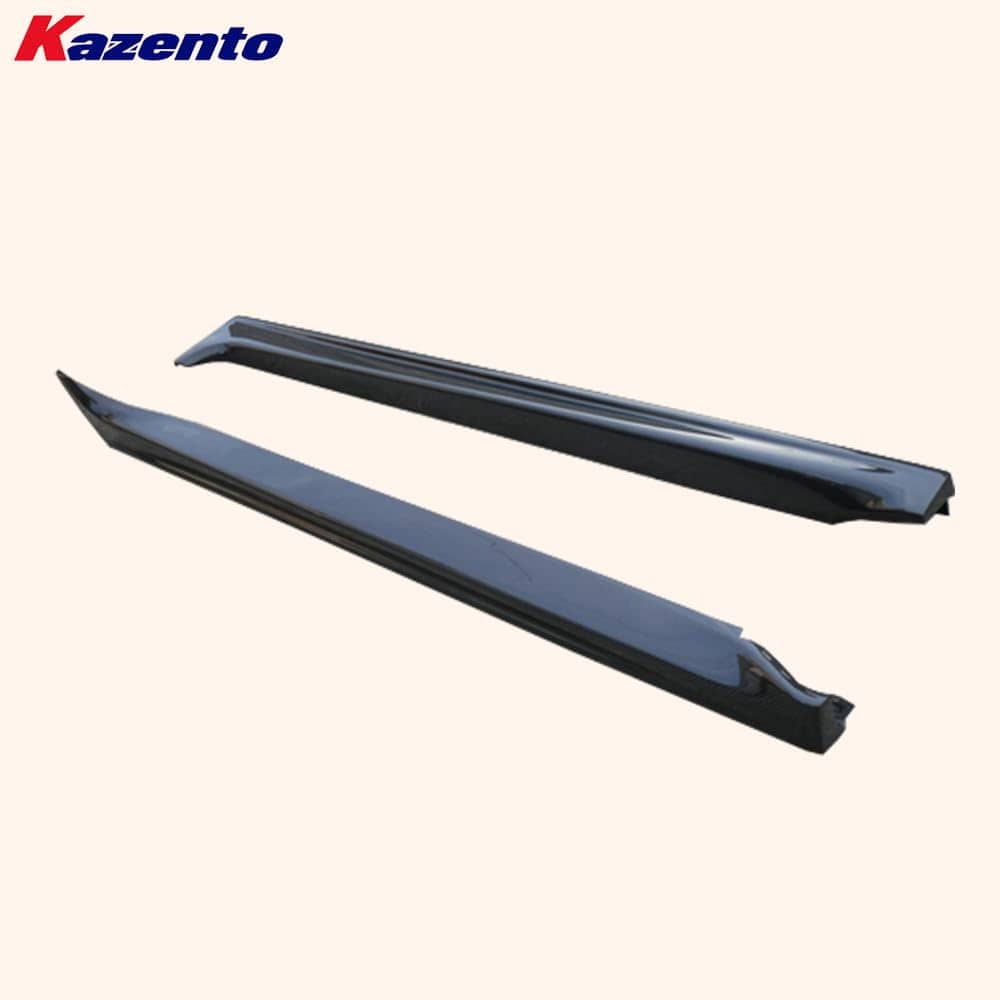 Kazento For Mitsubishi EVO 10 X CZ4A 07-16 SEXY Style Carbon Fiber Side Skirts Pair