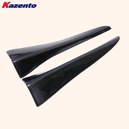 Kazento For Mitsubishi EVO 10 X CZ4A 07-16 V-Style Side Skirts Spats Add On Pair Carbon Kazento Carbon Parts 车身侧板 EVO10-SPAT-SS-CF
