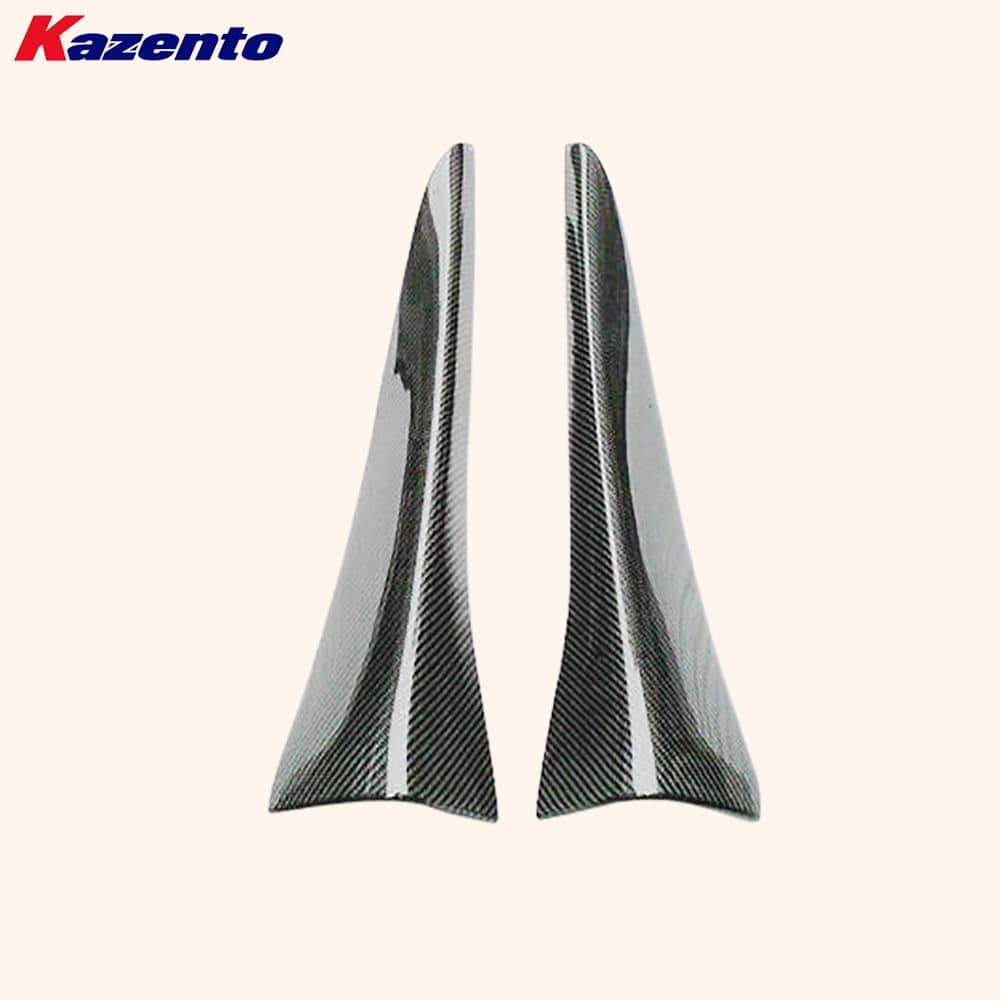 Kazento For Mitsubishi EVO 10 X CZ4A 07-16 V-Style Side Skirts Spats Add On Pair Carbon