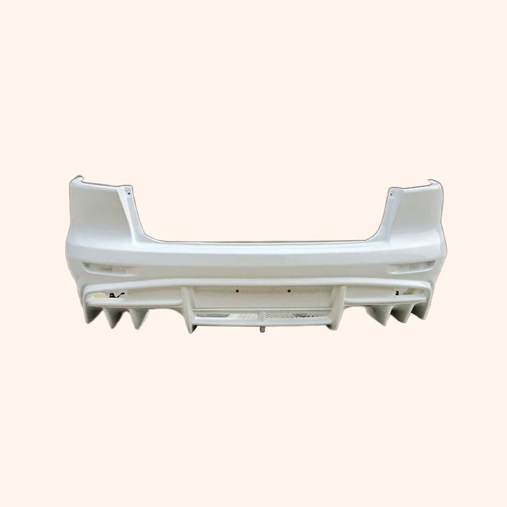 Kazento For Mitsubishi EVO 10 X CZ4A 07-16 VRS Style Ultimate Rear Bumper Fiberglass Kazento Carbon Parts 车身侧板 EVO10-RB-VA-UL-FRP