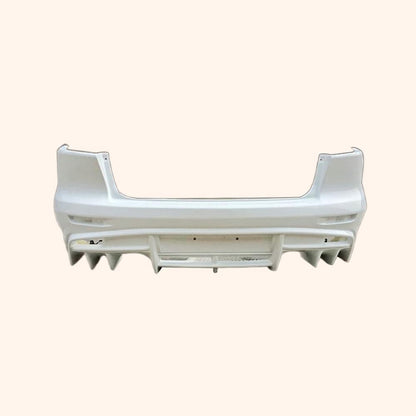 Kazento For Mitsubishi EVO 10 X CZ4A 07-16 VRS Style Ultimate Rear Bumper Fiberglass Kazento Carbon Parts 车身侧板 EVO10-RB-VA-UL-FRP