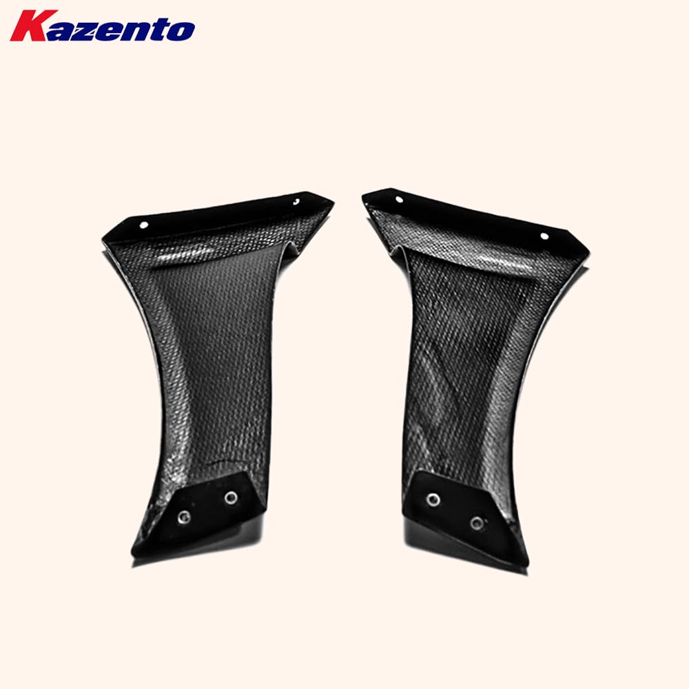Kazento For Mitsubishi EVO 10 X CZ4A 07-16 VRS Style Wide Carbon Side Rear Air Panel