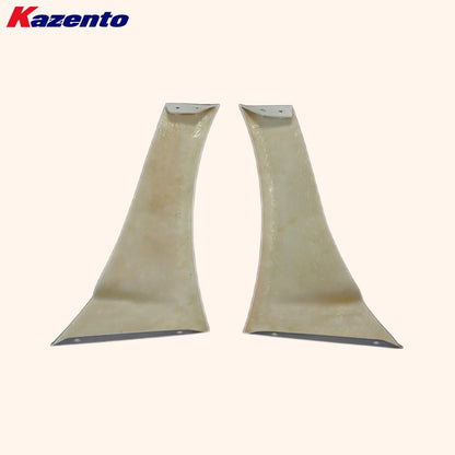 Kazento For Mitsubishi EVO 10 X CZ4A 07-16 VRS Style Wide Fiberglass Side Rear Air Panel