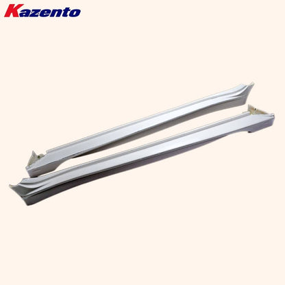 Kazento For Mitsubishi EVO 10 X CZ4A 07-16 VRS Style Wide Fiberglass Side Skirts 2pcs Kazento Carbon Parts 车身侧板 EVO10-SS-VA-FRP