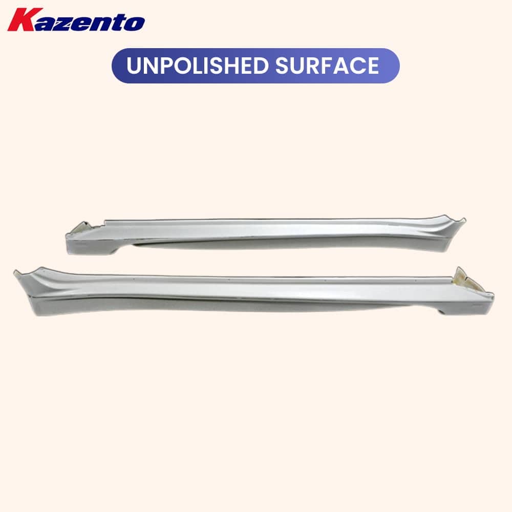 Kazento For Mitsubishi EVO 10 X CZ4A 07-16 VRS Style Wide Fiberglass Side Skirts 2pcs Kazento Carbon Parts 车身侧板 EVO10-SS-VA-FRP