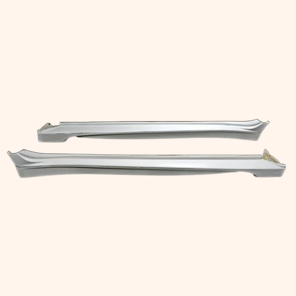 Kazento For Mitsubishi EVO 10 X CZ4A 07-16 VRS Style Wide Fiberglass Side Skirts 2pcs Kazento Carbon Parts 车身侧板 EVO10-SS-VA-FRP