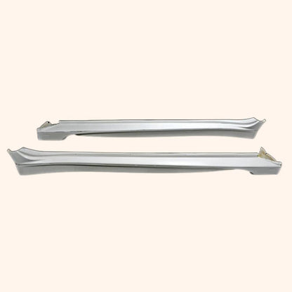 Kazento For Mitsubishi EVO 10 X CZ4A 07-16 VRS Style Wide Fiberglass Side Skirts 2pcs Kazento Carbon Parts 车身侧板 EVO10-SS-VA-FRP