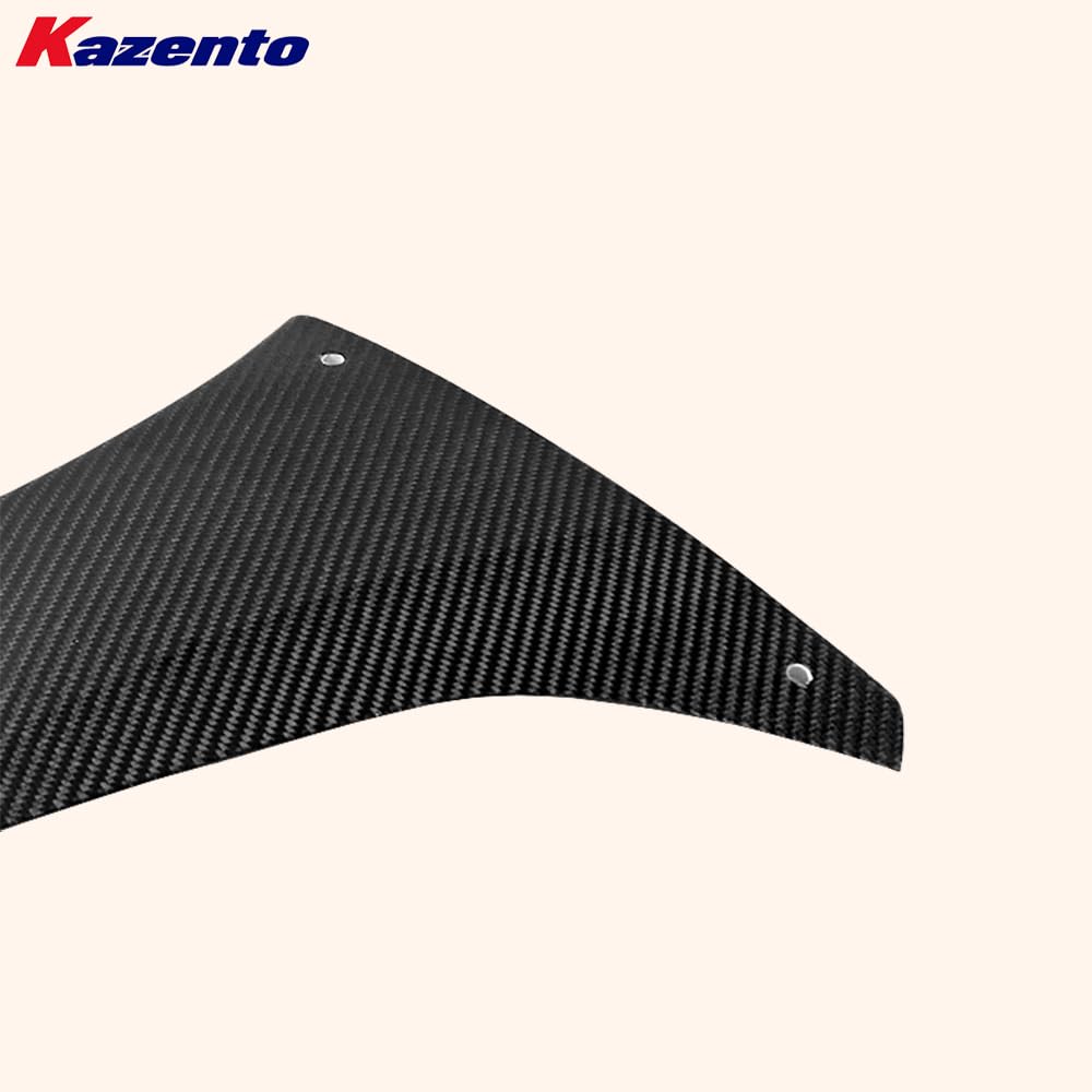 Kazento For Mitsubishi EVO 10 X CZ4A 07-16 VS2 Wide Style Carbon Fiber Rear Bumper Duct Kazento Carbon Parts 车身侧板 EVO10-BV-R-VA2-CF