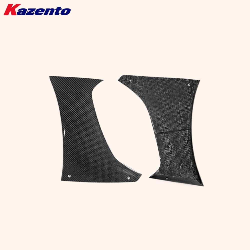 Kazento For Mitsubishi EVO 10 X CZ4A 07-16 VS2 Wide Style Carbon Fiber Rear Bumper Duct Kazento Carbon Parts 车身侧板 EVO10-BV-R-VA2-CF