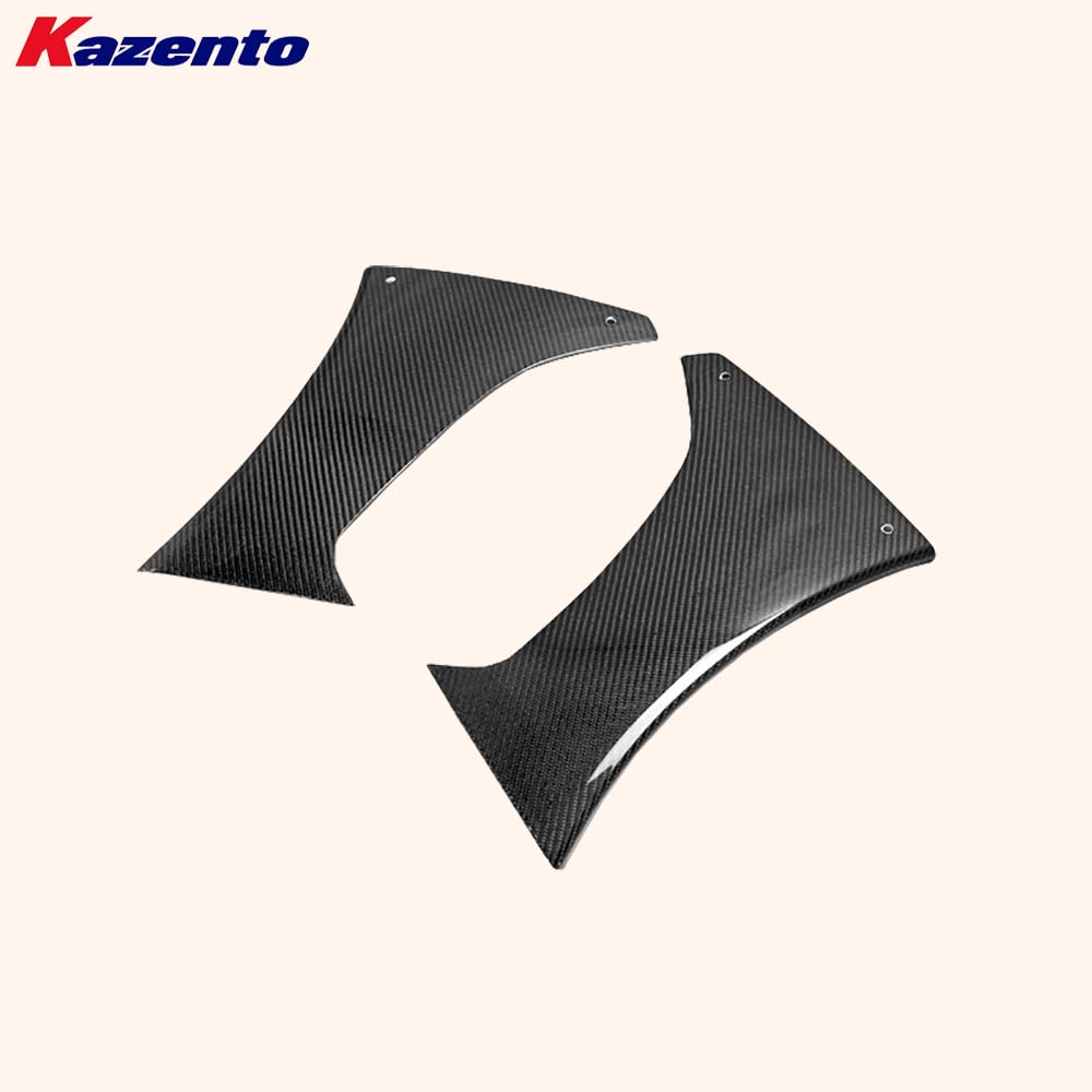 Kazento For Mitsubishi EVO 10 X CZ4A 07-16 VS2 Wide Style Carbon Fiber Rear Bumper Duct Kazento Carbon Parts 车身侧板 EVO10-BV-R-VA2-CF