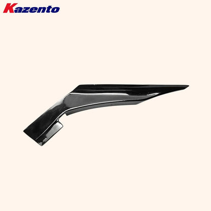 Kazento For Mitsubishi EVO 10 X CZ4A 07-16 VS2 Wide Style Fiberglass Front Bumper Canard Kazento Carbon Parts 车身侧板 EVO10-CANA-VA2-FRP
