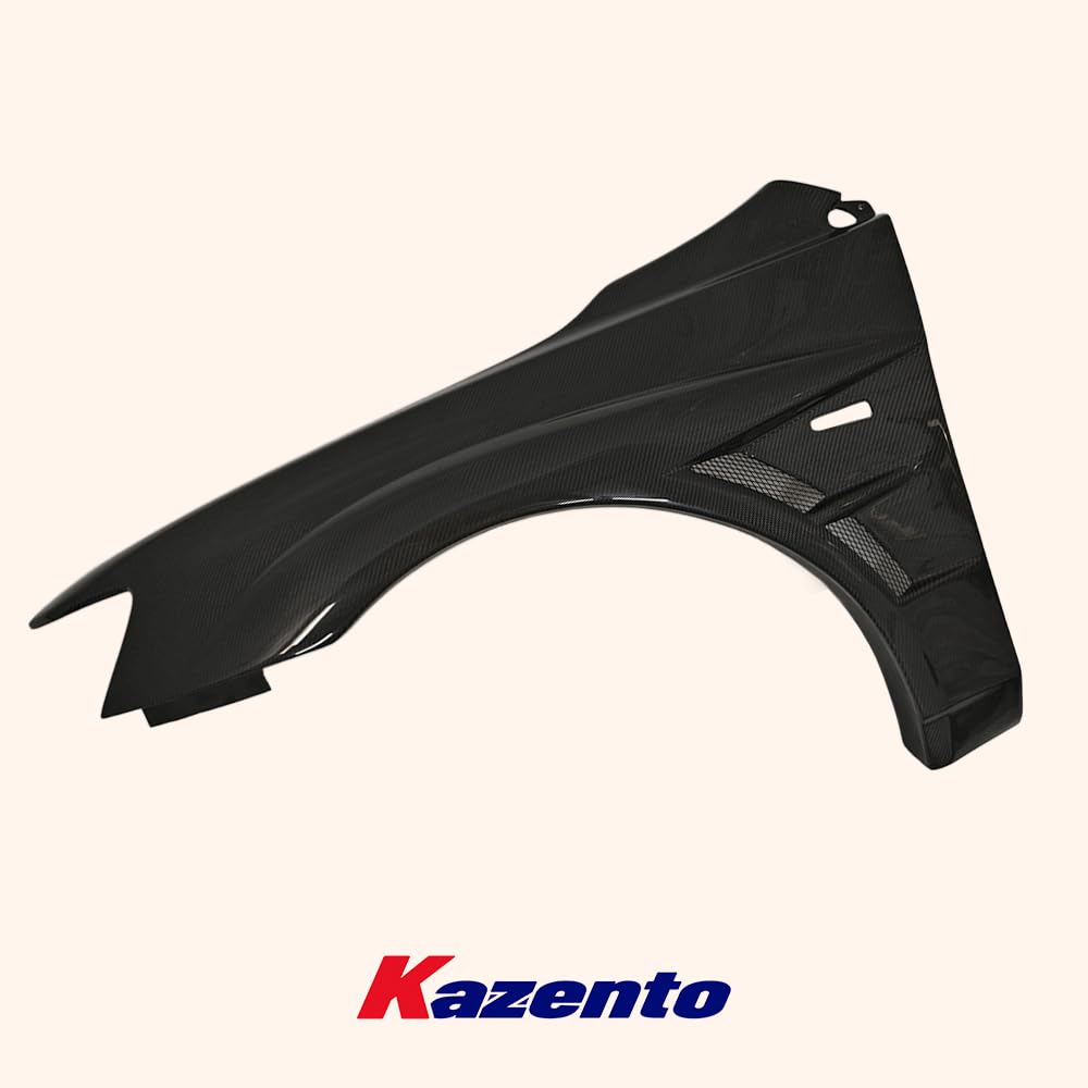 Kazento For Mitsubishi EVO 10 X Lancer Evolution Vented Front Fender Carbon Fiber Kazento Carbon Parts 车身侧板 Carbon Fiber EVO10-FF-CS-CF