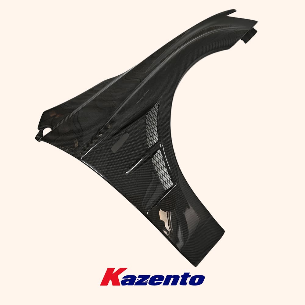 Kazento For Mitsubishi EVO 10 X Lancer Evolution Vented Front Fender Carbon Fiber Kazento Carbon Parts 车身侧板 Carbon Fiber EVO10-FF-CS-CF