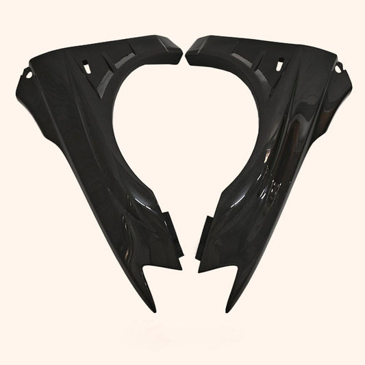 Kazento For Mitsubishi EVO 10 X Lancer Evolution Vented Front Fender Carbon Fiber Kazento Carbon Parts 车身侧板 Carbon Fiber EVO10-FF-CS-CF