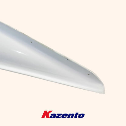 Kazento For Mitsubishi EVO Evolution 10 VRS Style Fiberglass Unpaint Front Bumper Canard Kazento Carbon Parts 车身侧板 EVO10-CANA-VA-FRP