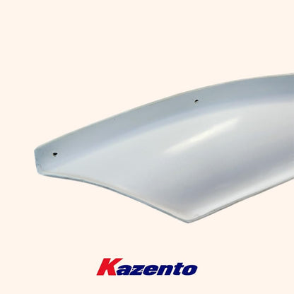 Kazento For Mitsubishi EVO Evolution 10 VRS Style Fiberglass Unpaint Front Bumper Canard Kazento Carbon Parts 车身侧板 EVO10-CANA-VA-FRP