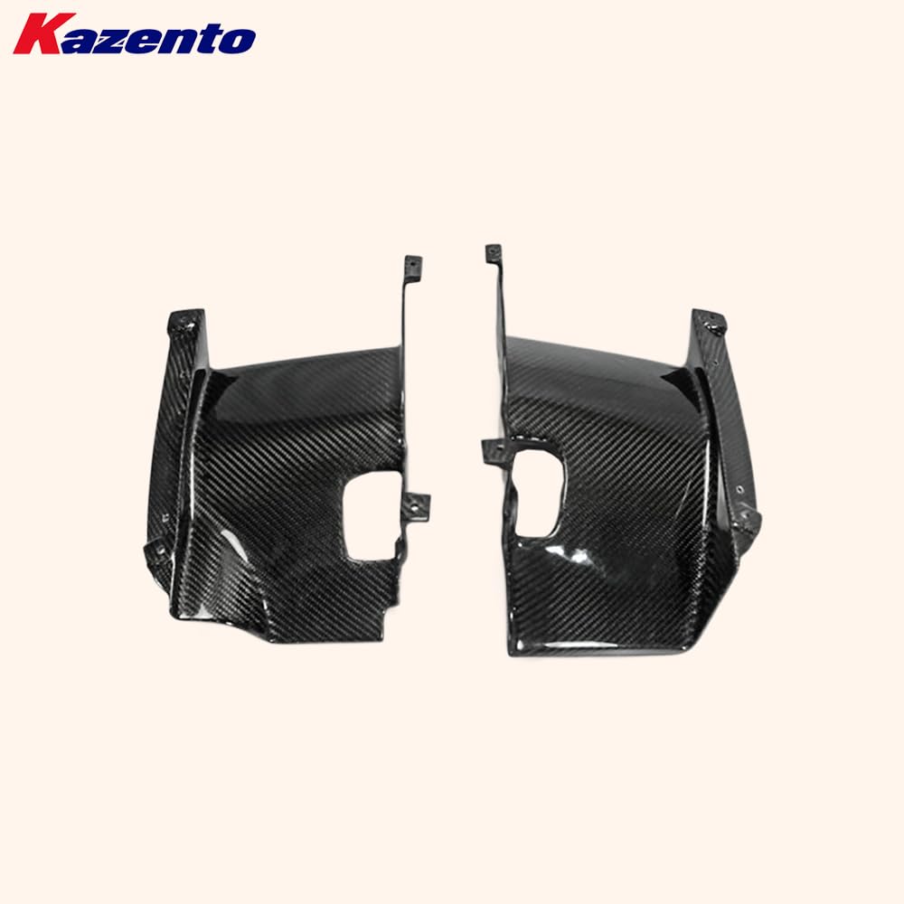 Kazento For Mitsubishi Evolution EVO 10 CZ4A 07-16 Carbon Bumper Intercooler Side Panels Kazento Carbon Parts 车身侧板 EVO10-INTERCOOLER-CF