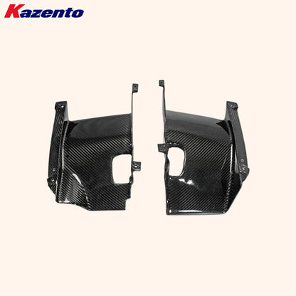 Kazento For Mitsubishi Evolution EVO 10 CZ4A 07-16 Carbon Bumper Intercooler Side Panels