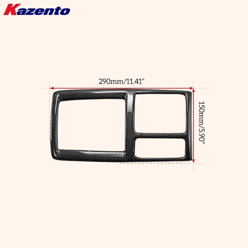 Kazento For Mitsubishi Evolution EVO 10 CZ4A 07-16 Carbon Fiber Interior Gear Surround Kazento Carbon Parts 车身侧板 EVO10-GEAR-CF