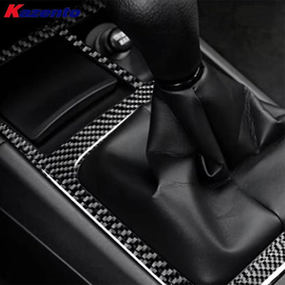 Kazento For Mitsubishi Evolution EVO 10 CZ4A 07-16 Carbon Fiber Interior Gear Surround Kazento Carbon Parts 车身侧板 EVO10-GEAR-CF