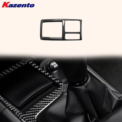 Kazento For Mitsubishi Evolution EVO 10 CZ4A 07-16 Carbon Fiber Interior Gear Surround Kazento Carbon Parts 车身侧板 EVO10-GEAR-CF