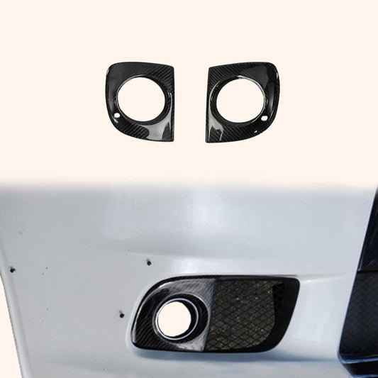 Kazento For Mitsubishi Evolution EVO 10 CZ4A 07-16 Carbon Front Bumper Fog Light Cover Kazento Carbon Parts 车身侧板 EVO10-FOG-CF