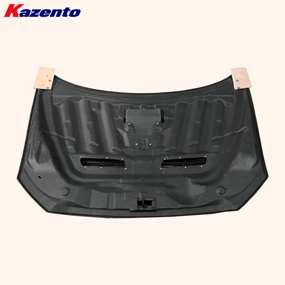 Kazento For Mitsubishi Evolution EVO 10 CZ4A 07-16 Matte Carbon OE Style Front Hood Kazento Carbon Parts 车身侧板 EVO10-HOOD-OE-MAT-MCF2
