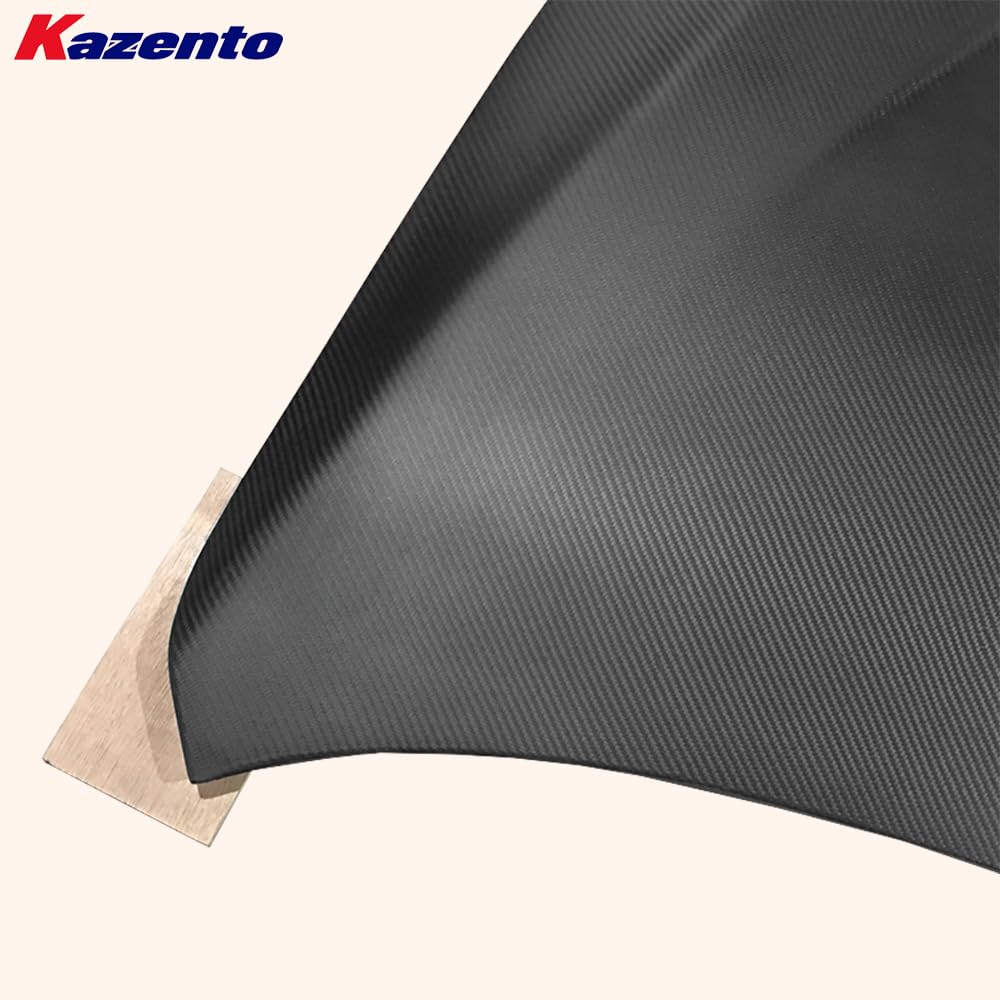 Kazento For Mitsubishi Evolution EVO 10 CZ4A 07-16 Matte Carbon OE Style Front Hood