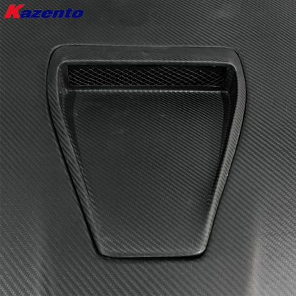Kazento For Mitsubishi Evolution EVO 10 CZ4A 07-16 Matte Carbon OE Style Front Hood