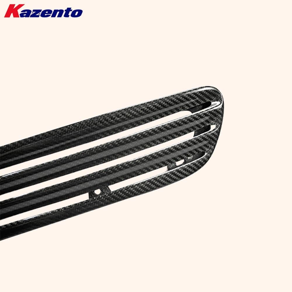 Kazento For Mitsubishi Evolution EVO 10 CZ4A 07-16 OE Style Carbon Hood Air Vents 2pcs