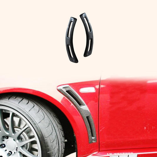 Kazento For Mitsubishi Evolution EVO 10 CZ4A 07-16 V-Style Carbon Front Fender Vents
